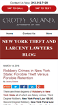 Mobile Screenshot of newyorktheftandlarcenylawyersblog.com
